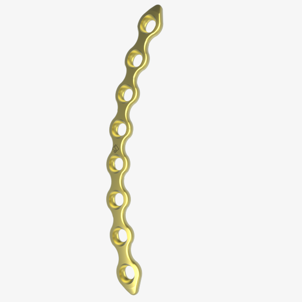 Pelvic Reconstruction Plate Low Profile (S.S.) A.O Type  Curved 108°
