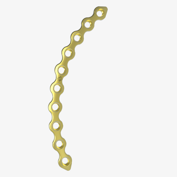 Pelvic Reconstruction Plate Low Profile (S.S.) A.O Type - Curved 88°