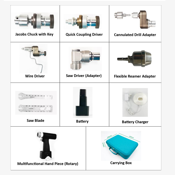 Multi Functional Battery Operated Drill System