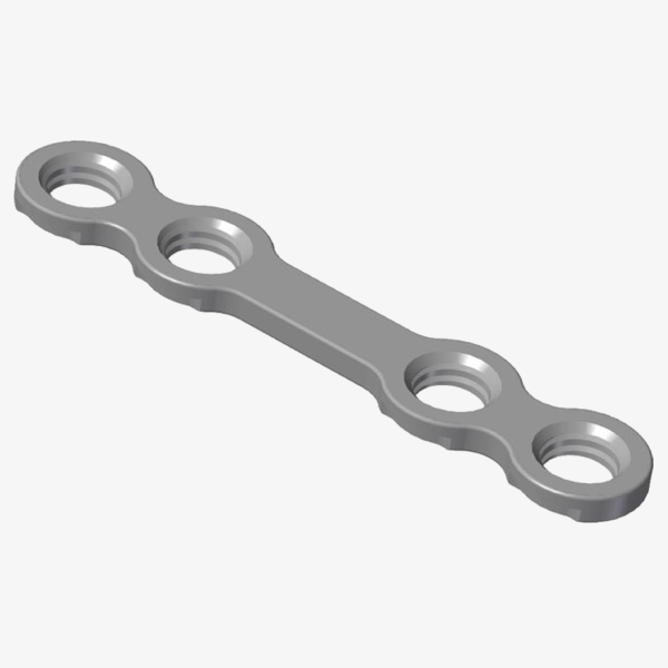 LCP Mandible Plate, Straight, With Centre Space, 2+2 Holes