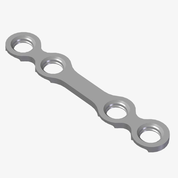 LCP Mandible Mini Tension Band Plate, Narrow Centre, 2+2 Holes