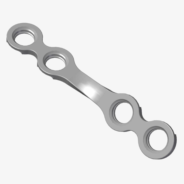 LCP Mandible Tension Band Plate, Prebent, 2+2 Holes